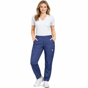 Eddie Bauer First Ascent Women’s 10 Cargo Pants Zip Pockets Outdoor Blue Tech